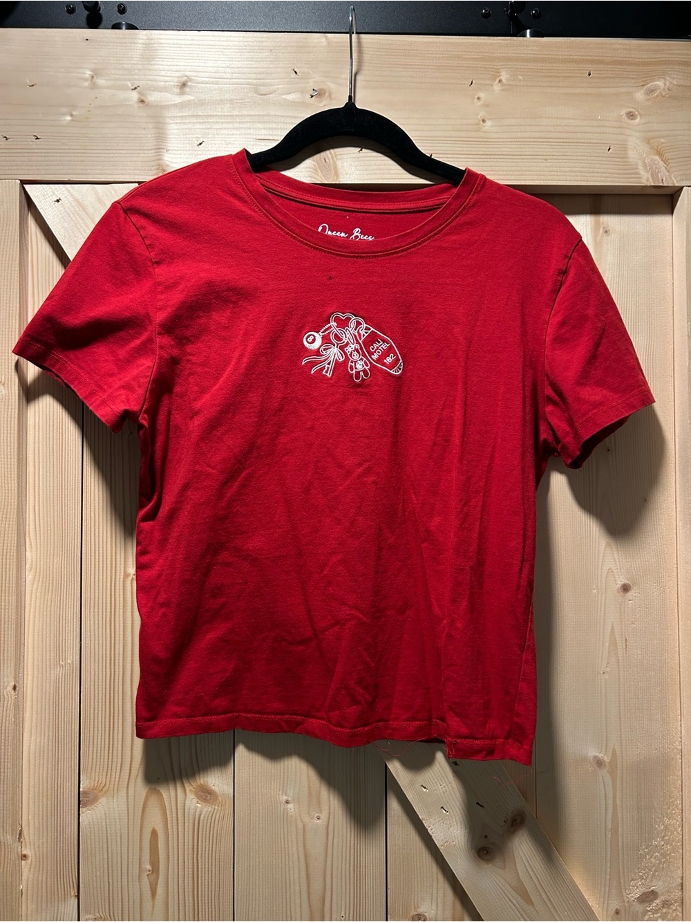 Nikki Bee Kids' Red Graphic Short Sleeve Tee